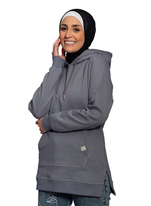 Blue - Grey Hoodie Vent - Khotwh